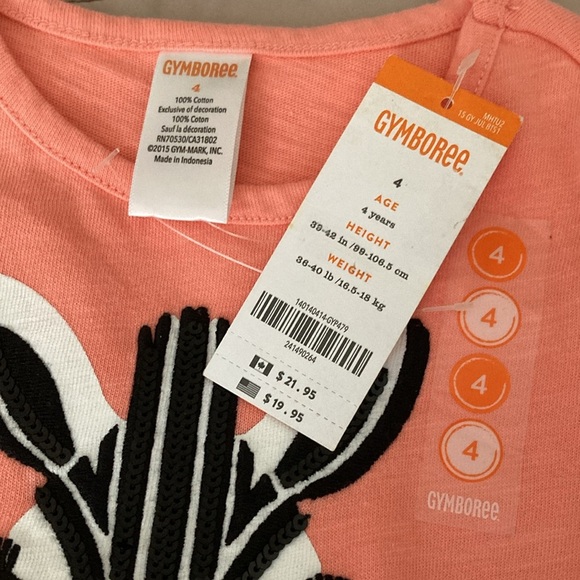 NWT Gymboree LOT of 4 outfit Animal Party shirt shorts skirt headband zebra NEW - Picture 14 of 16